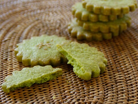 ほろっとやさしい抹茶クッキー